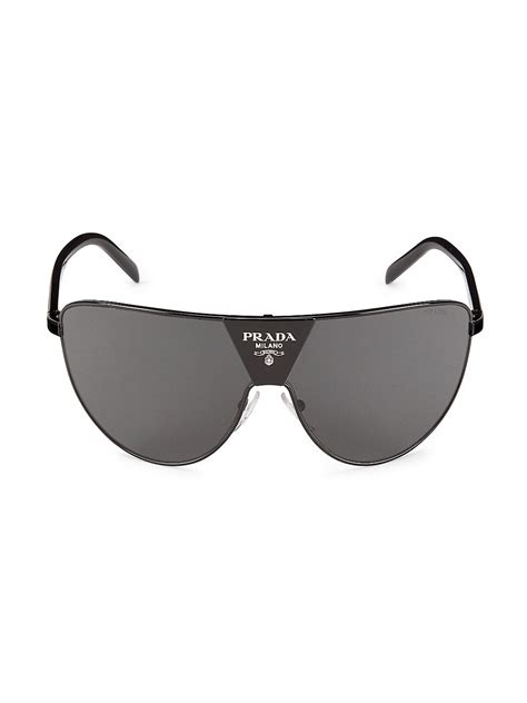 prada 37mm rectangular sunglasses.